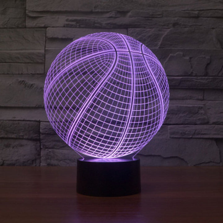 Basketbal 3D Illusie Lamp