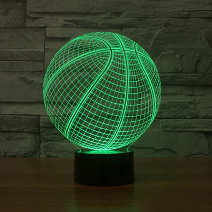 Basketbal 3D Illusie Lamp