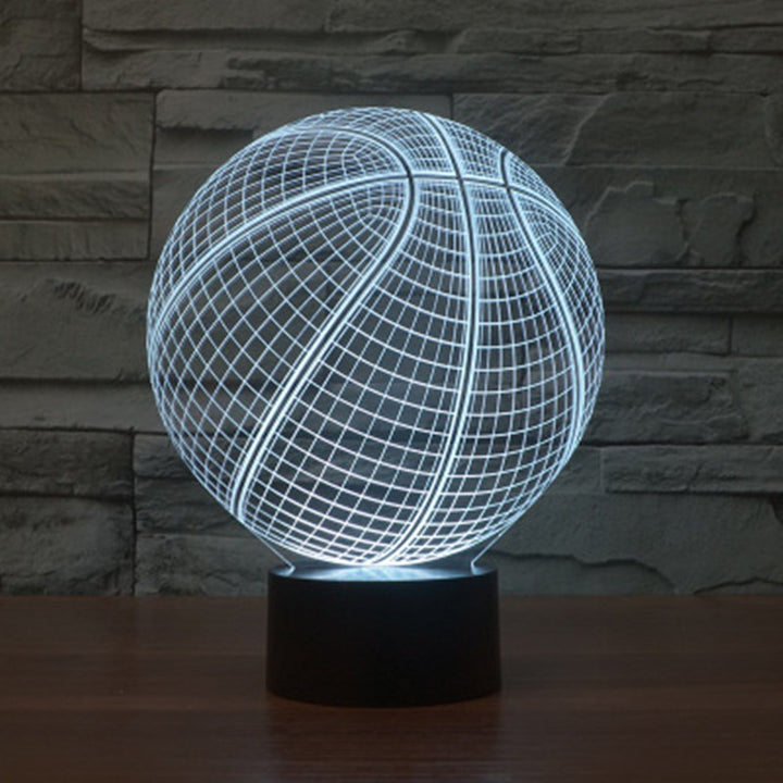 Basketbal 3D Illusie Lamp