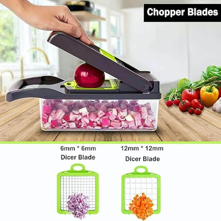 Multifunctional Vegetable Chopper 12/22 in 1 Onion Grater Carrot Potato Shredder Food Chopper For Salad Kitchen Gadget Tool